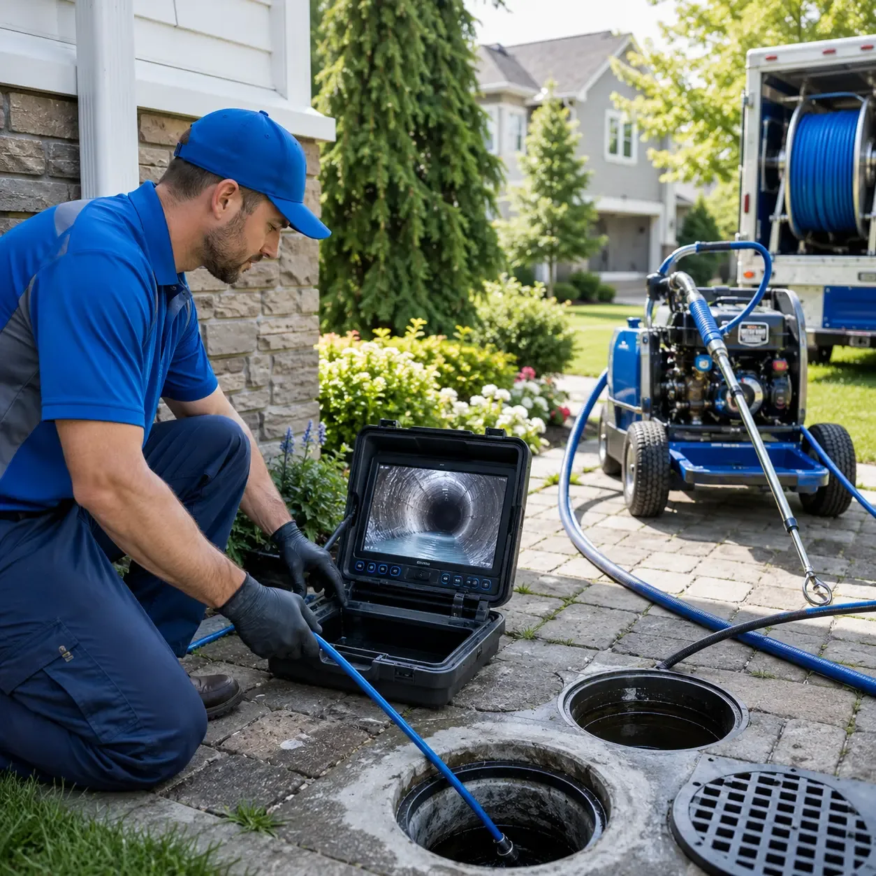 Outdoor drain cleaning professionals serving Twining, MI