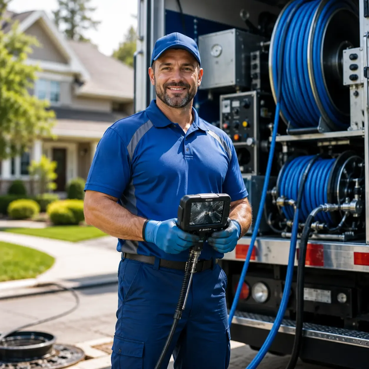Local outdoor drain cleaning specialists in Twining, MI